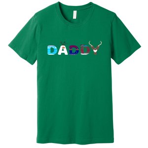 Christmas Frozen Dad And Mom Birthday Daddy Family Party Snowman Gift Premium T-Shirt