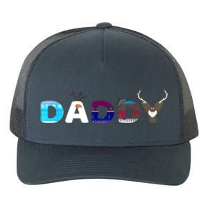 Christmas Frozen Dad And Mom Birthday Daddy Family Party Snowman Gift Yupoong Adult 5-Panel Trucker Hat