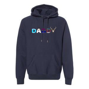 Christmas Frozen Dad And Mom Birthday Daddy Family Party Snowman Gift Premium Hoodie