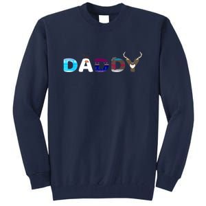 Christmas Frozen Dad And Mom Birthday Daddy Family Party Snowman Gift Tall Sweatshirt