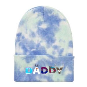 Christmas Frozen Dad And Mom Birthday Daddy Family Party Snowman Gift Tie Dye 12in Knit Beanie