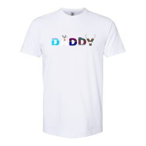 Christmas Frozen Dad And Mom Birthday Daddy Family Party Snowman Gift Softstyle CVC T-Shirt