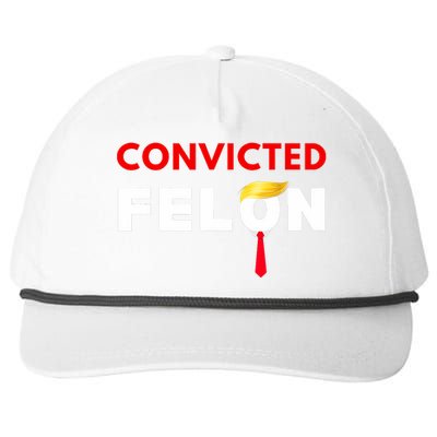 Convicted Felon Donald Trump Guilty Lock Him Up Trump Prison Snapback Five-Panel Rope Hat