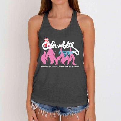 Columbia Fire Department Women's Knotted Racerback Tank