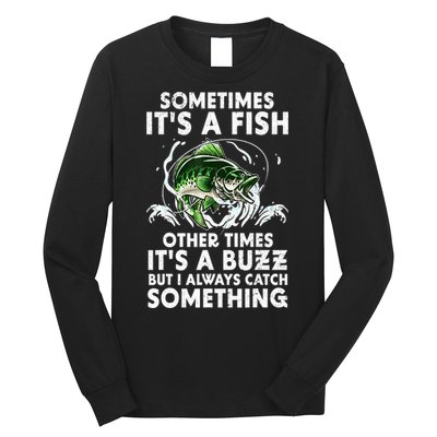 Cool Fishing Design For Fisher Fishing Rod Fish Fisherman Gift Long Sleeve Shirt