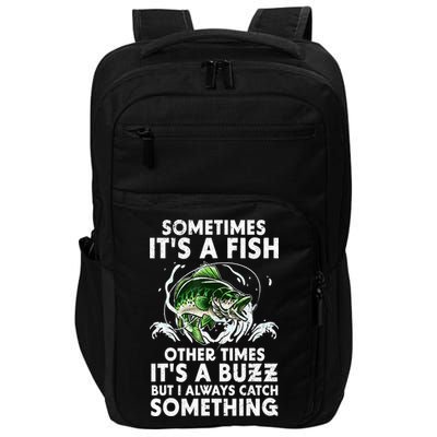 Cool Fishing Design For Fisher Fishing Rod Fish Fisherman Gift Impact Tech Backpack