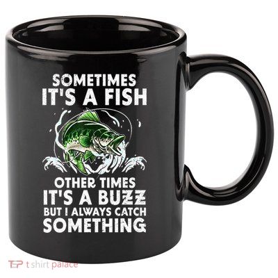 Cool Fishing Design For Fisher Fishing Rod Fish Fisherman Gift 11oz C Handle Ceramic Mug