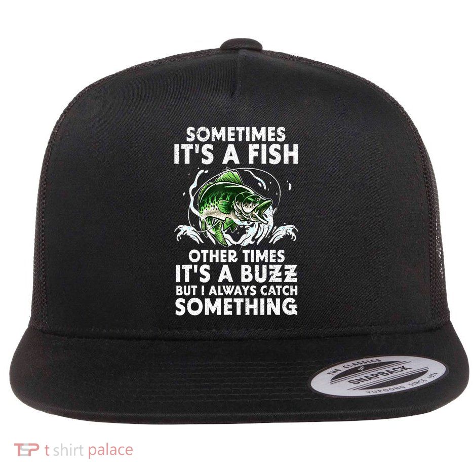 Cool Fishing Design For Fisher Fishing Rod Fish Fisherman Gift Flatbill Hat