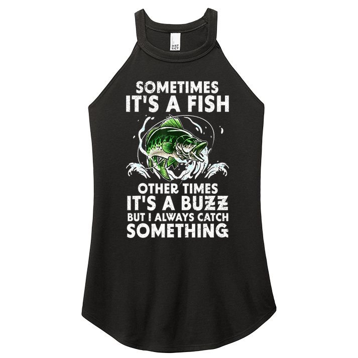 Cool Fishing Design For Fisher Fishing Rod Fish Fisherman Gift Women's Perfect Tri Rocker Tank
