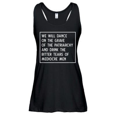 Cute Funny Dance On The Grave Of The Patriarchy Social Justice Feminist Ladies Essential Flowy Tank