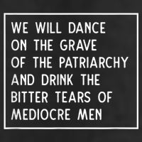 Cute Funny Dance On The Grave Of The Patriarchy Social Justice Feminist Golf Towel