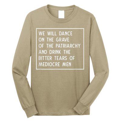 Cute Funny Dance On The Grave Of The Patriarchy Social Justice Feminist Long Sleeve Shirt