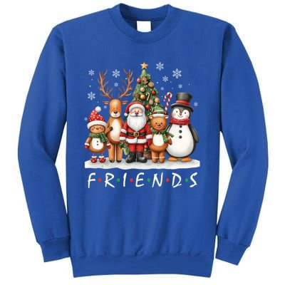 Christmas Friends Dabbing Santa Rudolph Snow Reindeer Gift Sweatshirt