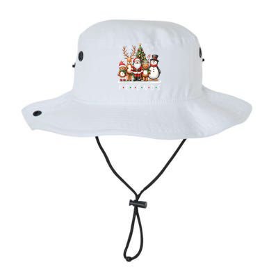 Christmas Friends Dabbing Santa Rudolph Snow Reindeer Gift Legacy Cool Fit Booney Bucket Hat