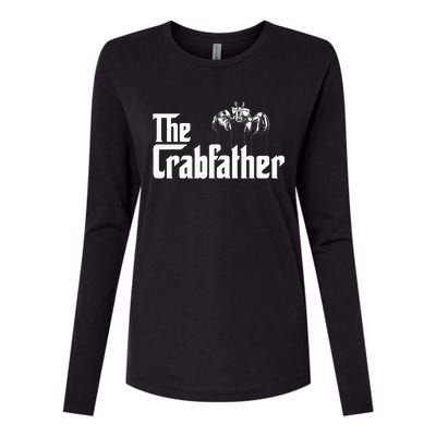 Crab Fishing Dad The Crabfather Womens Cotton Relaxed Long Sleeve T-Shirt