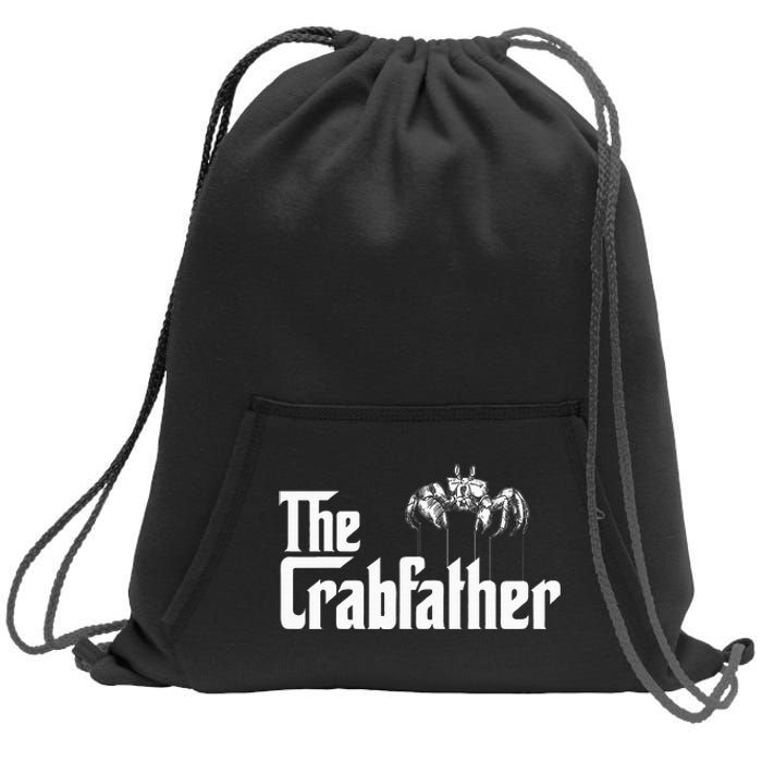 Crab Fishing Dad The Crabfather Sweatshirt Cinch Pack Bag