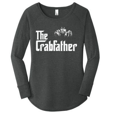 Crab Fishing Dad The Crabfather Women's Perfect Tri Tunic Long Sleeve Shirt