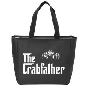 Crab Fishing Dad The Crabfather Zip Tote Bag