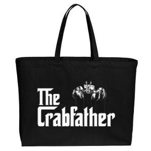 Crab Fishing Dad The Crabfather Cotton Canvas Jumbo Tote