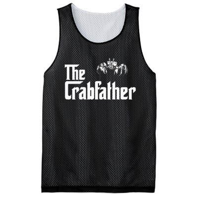 Crab Fishing Dad The Crabfather Mesh Reversible Basketball Jersey Tank