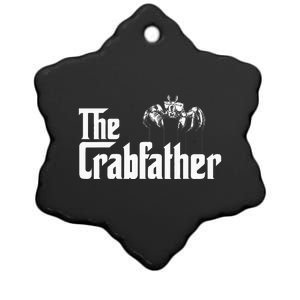 Crab Fishing Dad The Crabfather Ceramic Star Ornament