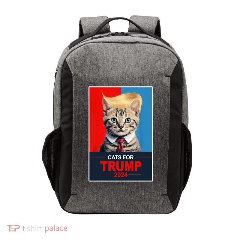 Cats For Donald Trump 2024 Election Vector Backpack
