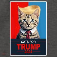 Cats For Donald Trump 2024 Election Vector Backpack