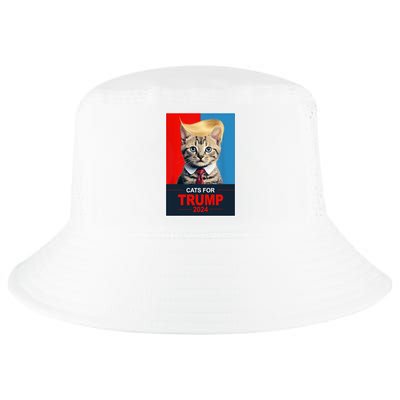 Cats For Donald Trump 2024 Election Cool Comfort Performance Bucket Hat
