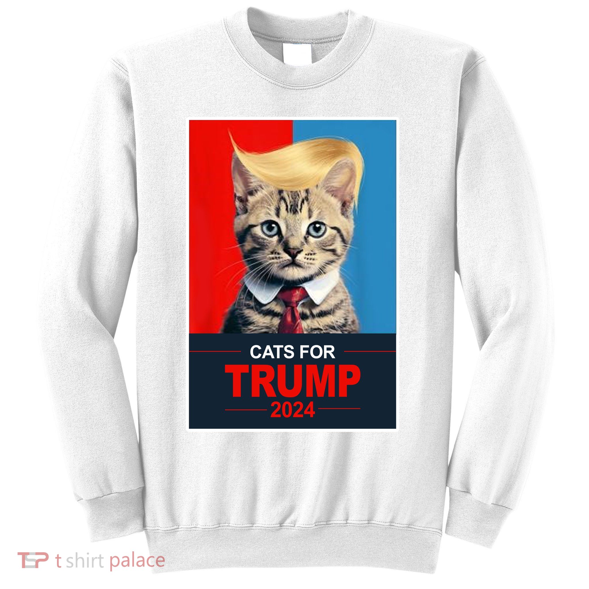 Cats For Donald Trump 2024 Election Sweatshirt