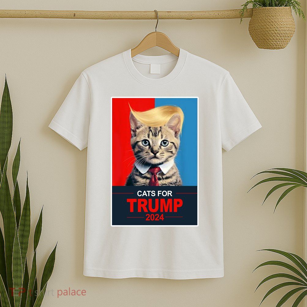 Cats For Donald Trump 2024 Election T-Shirt