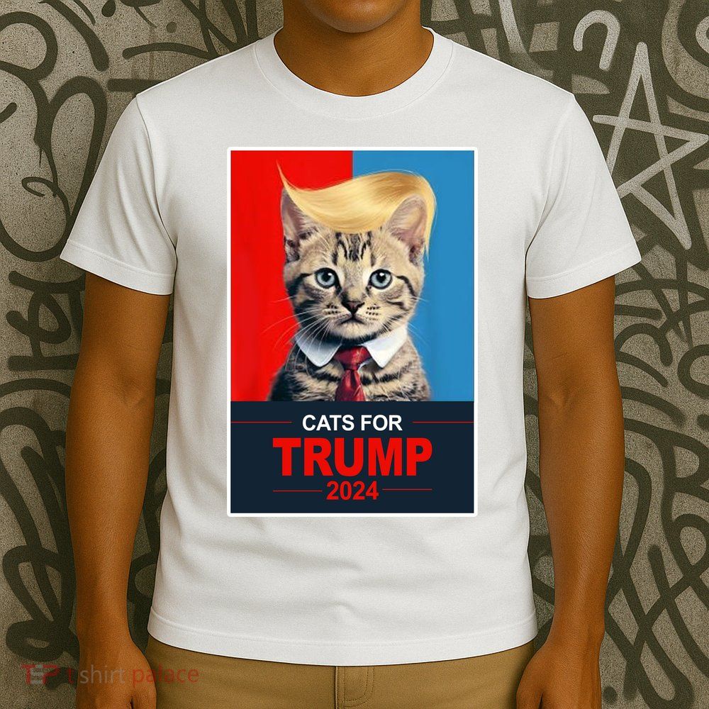 Cats For Donald Trump 2024 Election T-Shirt