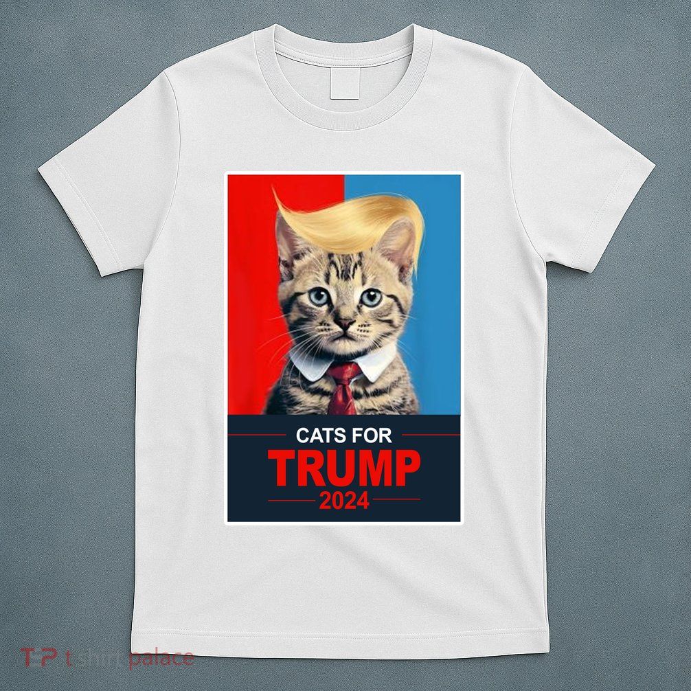 Cats For Donald Trump 2024 Election T-Shirt