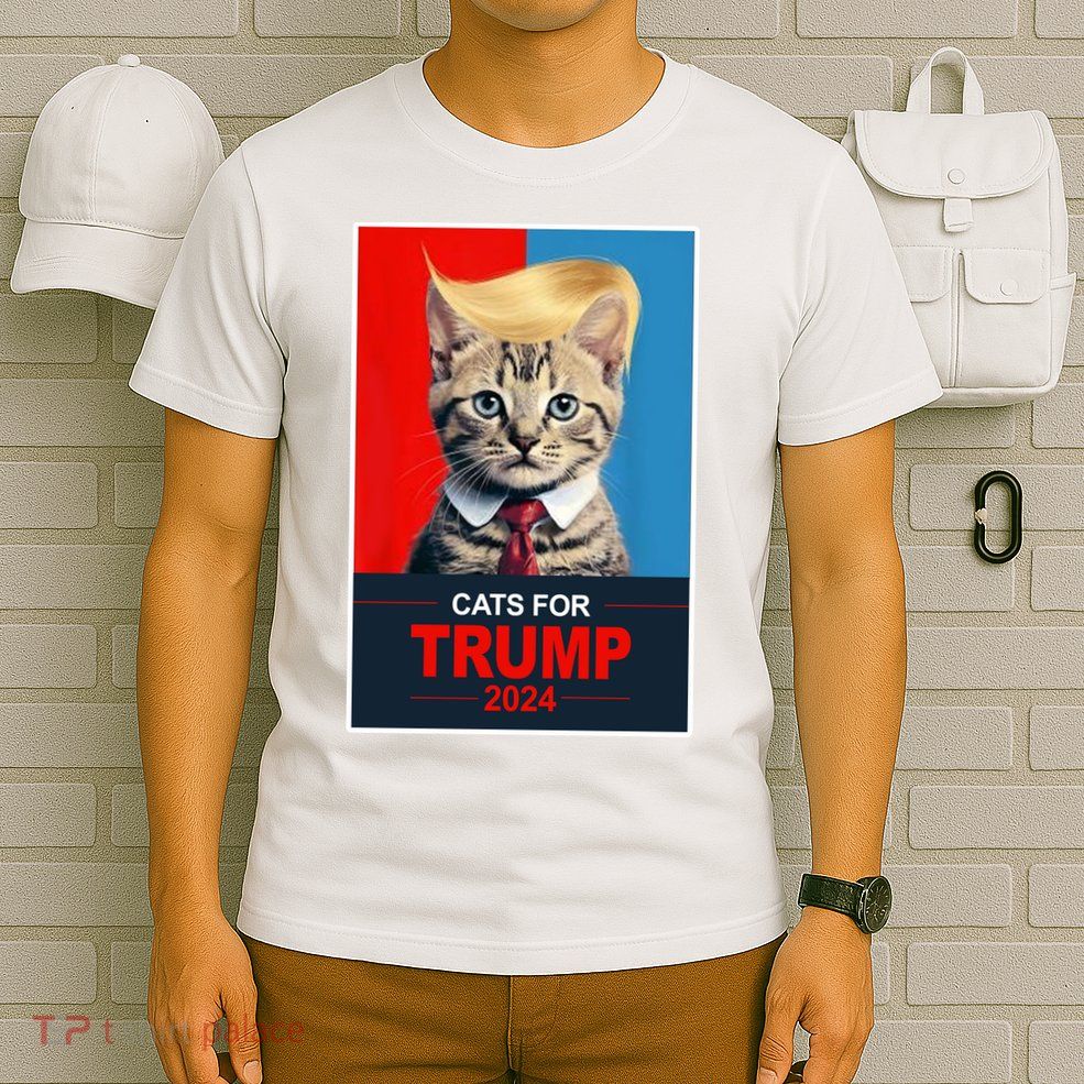 Cats For Donald Trump 2024 Election T-Shirt