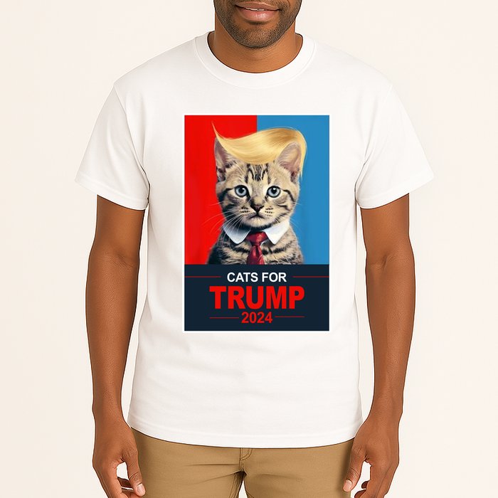 Cats For Donald Trump 2024 Election Tall T-Shirt