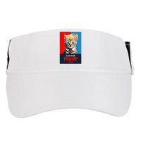 Cats For Donald Trump 2024 Election Adult Drive Performance Visor