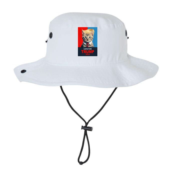 Cats For Donald Trump 2024 Election Legacy Cool Fit Booney Bucket Hat