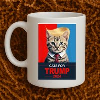 Cats For Donald Trump 2024 Election Mug