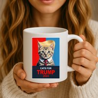 Cats For Donald Trump 2024 Election Mug