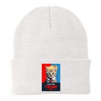 Cats For Donald Trump 2024 Election Knit Cap Winter Beanie