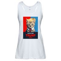 Cats For Donald Trump 2024 Election Ladies Essential Flowy Tank