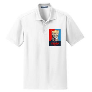 Cats For Donald Trump 2024 Election Dry Zone Grid Polo