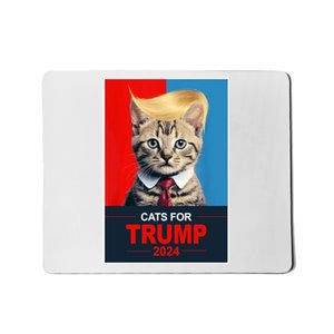 Cats For Donald Trump 2024 Election Mousepad