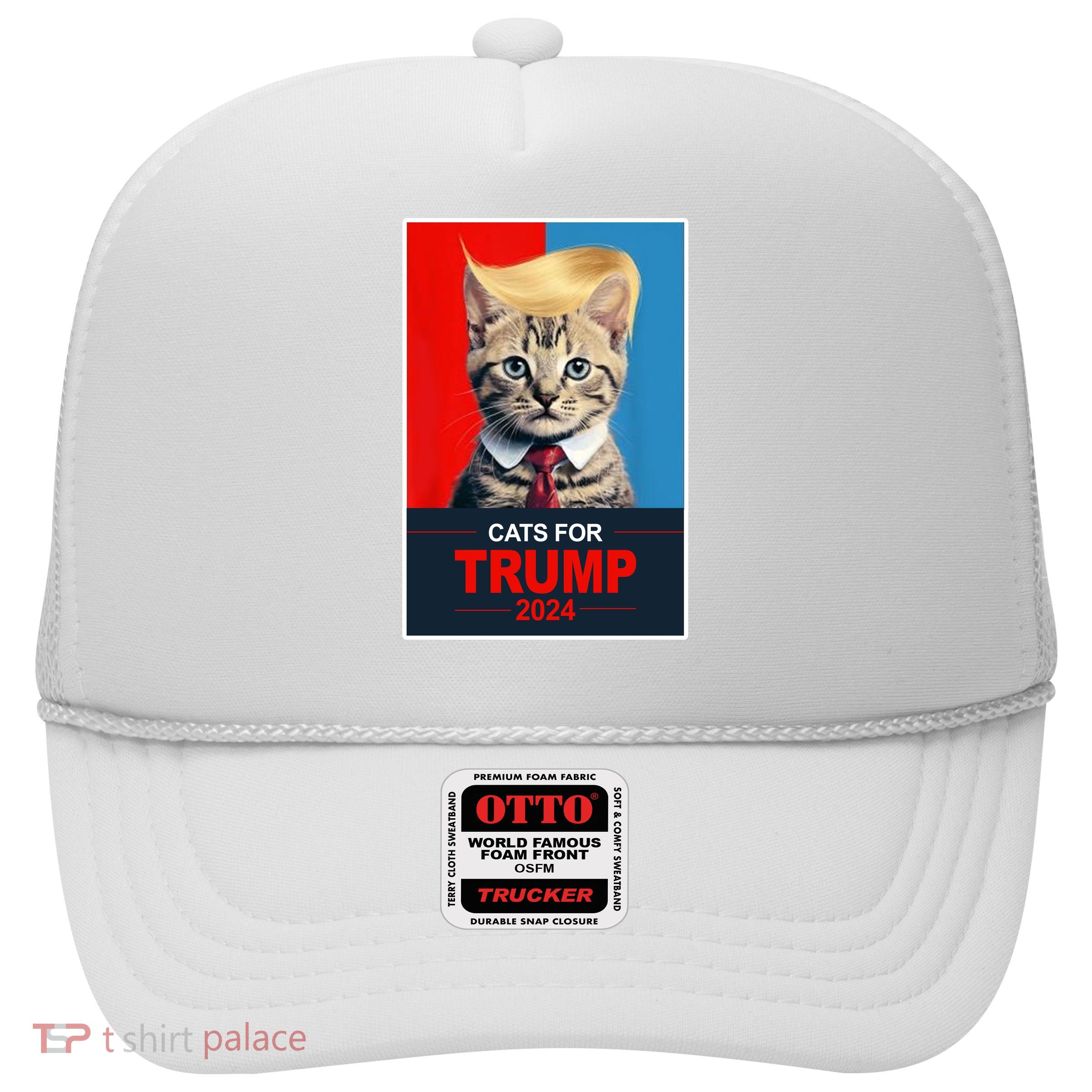 Cats For Donald Trump 2024 Election Trucker Hat