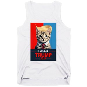 Cats For Donald Trump 2024 Election Tank Top