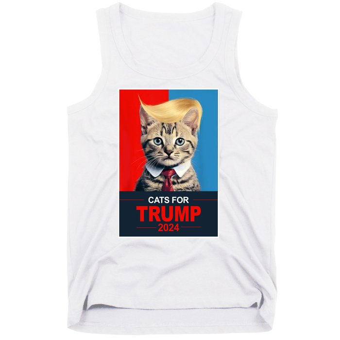 Cats For Donald Trump 2024 Election Tank Top