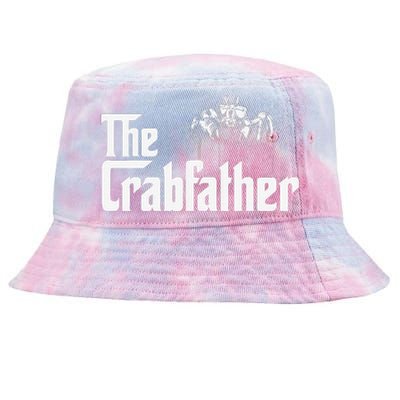 Crab Fishing Dad The Crabfather Tie-Dyed Bucket Hat