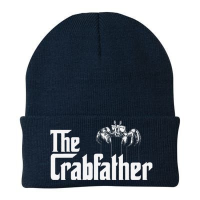 Crab Fishing Dad The Crabfather Knit Cap Winter Beanie