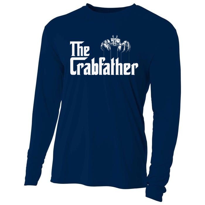 Crab Fishing Dad The Crabfather Cooling Performance Long Sleeve Crew