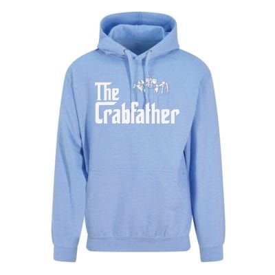 Crab Fishing Dad The Crabfather Unisex Surf Hoodie