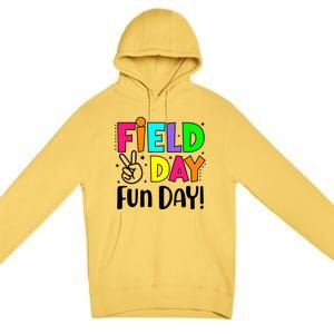 Cute Field Day Fun Day For Teacher Field Day 2024 Cool Gift Premium Pullover Hoodie